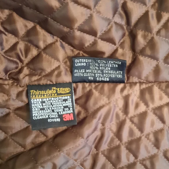 Wilsons leather coat jacket sz medium - Picture 2 of 5